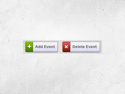 Add / Delete Event add button delete grunge noise