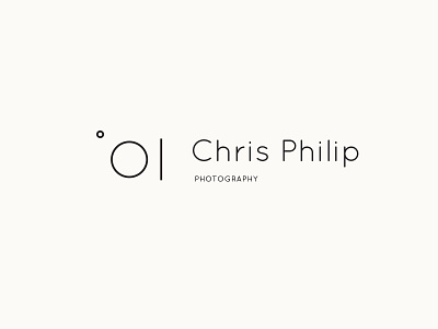 Logo Design - Photography black camera chris line logo logo design minimal phtography