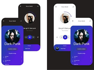 music app concept app music music app xd