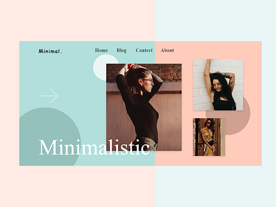 Minimalisic adobe adobexd design minimal minimalistic ui web web design webdesign website xd