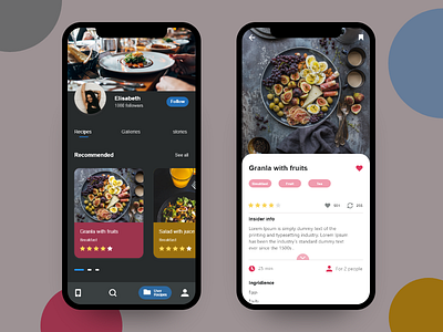 recipe app concept