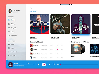 Desktop music app