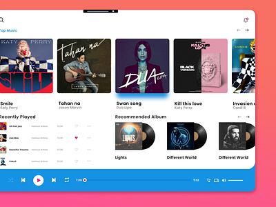 Desktop music app