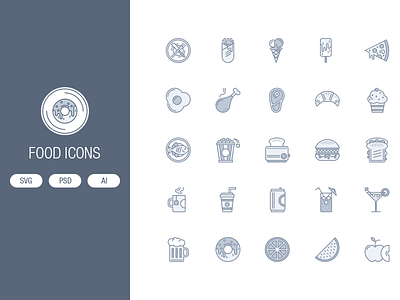 Food & Drinks icons