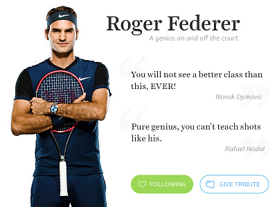 Roger Federer tribute card epixpxls free psd freebie player card roger federer