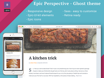 Epic-Perspective Ghost theme bootstrap epic ui kit ghost ghost theme theme xhtml
