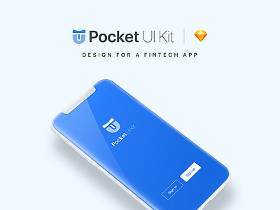 Pocket - Fintech mobile UI kit bitcoin cryptocurrency app etherium fintech ui kit