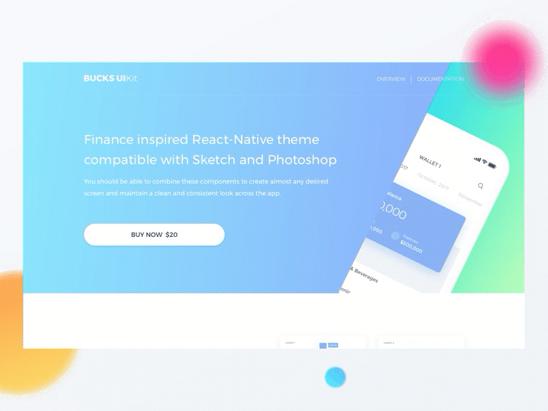 Bucks scroll presentation free icons dashboard iphone x mobile android ios slideshow finance money scrolling presentation