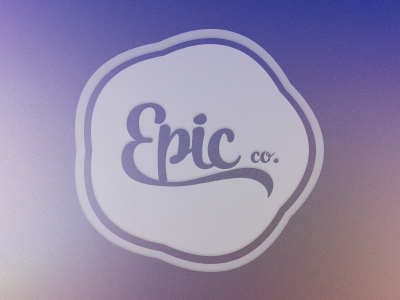 Epic Logo agency concept epic logo