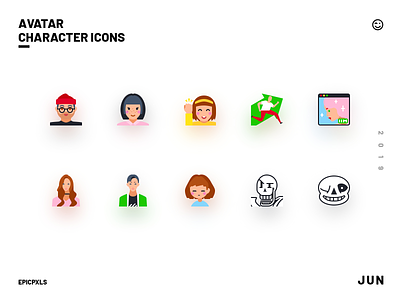 Avatar Character Icons
