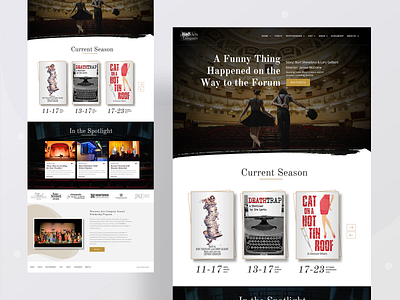 Arts CompanyTheme bootstrap bootstrap4 concert css3 landing page stage theater theme ui web design website website design