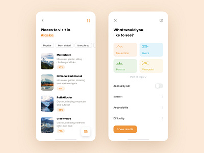 Backpacker - Travel App Concept II