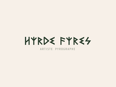 Logotype Hyrde Fyres branding font logo pyro typo typography