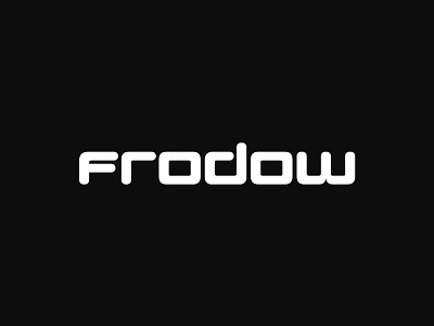 Frodow lettering logo type typography