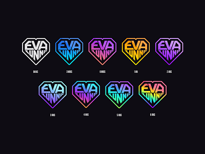 Twitch subscriber badges badge evalunna gaming overlay twitch