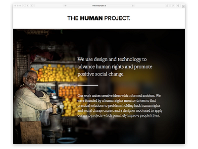 The Human Project Manifesto