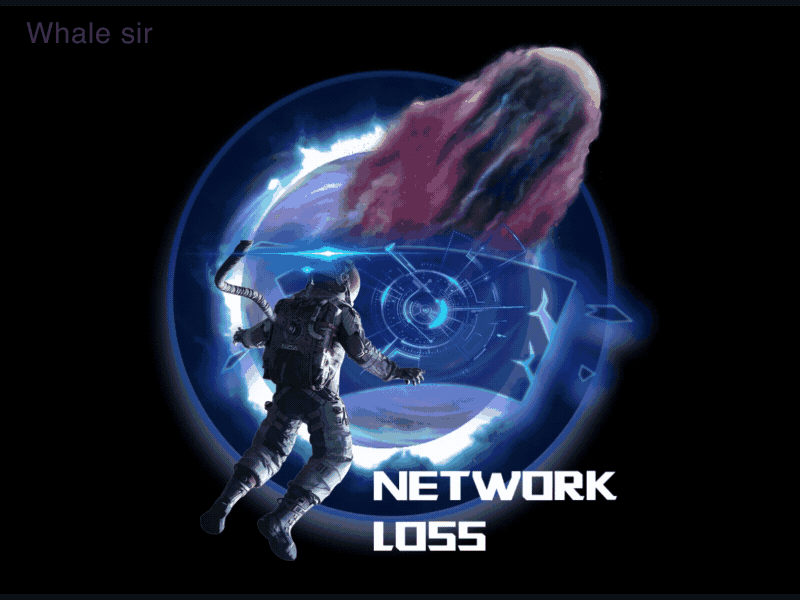 The network lost astronauts who fell into the black hole ae ai animations app icons ipad iphone network network loss plugin principle prompt prompt page ps ui uiux 插图 设计
