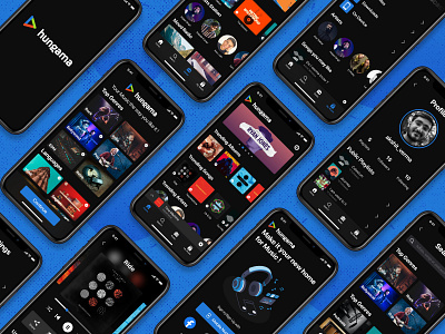 Hungama Music App Redesign