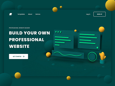 3D Landing Page - 01