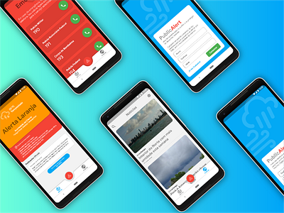 Public Alert app brasil brazil climate danger design ui ux xd
