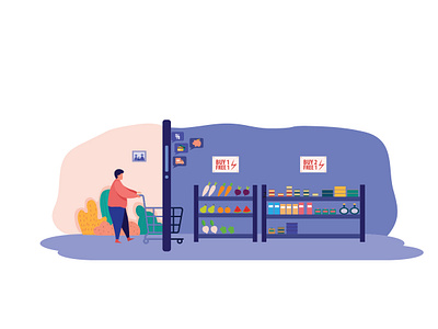 Meomeo E-commerce Illustration