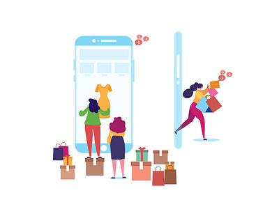 Meomeo Ecommerce Illustration ecommerce illustration meomeo