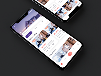 Rent home UI Kit apartment app house kit lesscreate mobile real estate rent room template ui ux