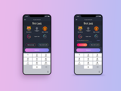 Bettor UI KIT bettor esport figma lesscreate mobile app sport templete uiux