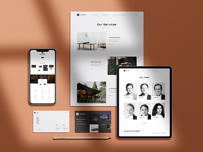 Le Artch architecture art design interrior lesscreate templete ui ux website