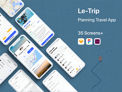 Le Trip app app design booking graphic design interface design iphone lesscreate minimal minimalist travel travel app uikit