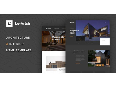 Le Arch architecture art design interrior lesscreate templete ui ux website