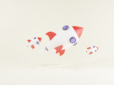 3D Rocket booklogo branding design designer graphic design illustration logo ui ux vector