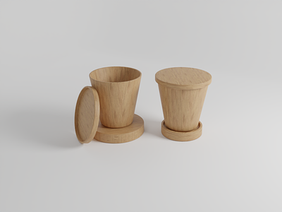 Wood Cup 3d 3ddesign 3ddesignblender 3ddesigner animation blender branding coffee cup design designer graphic design illustration logo motion graphics ui vector wood