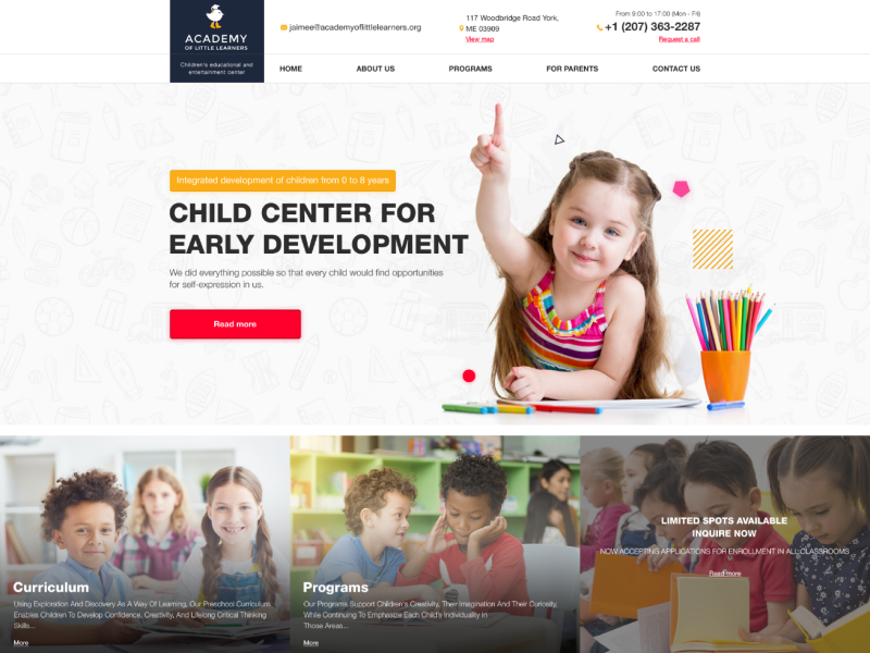 Academy of Little Learners by AIT Inc on Dribbble