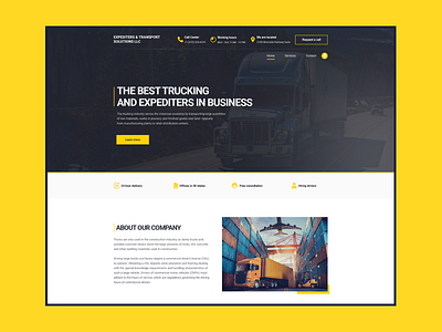 Expediters & Transport Solutions LLC business design ui ux web website design