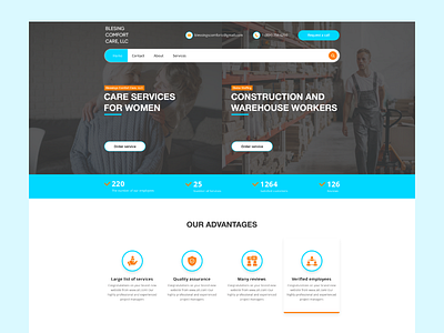 Blessings Comfort Care, LLC business design ui ux web website design