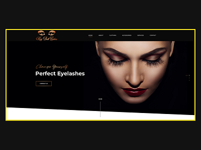 Kay'Doll Lashes and Womens Fashion business clean design fashion ui ux web website design