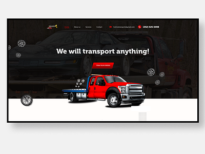 Holmes Transport, LLC design ui ux web website design