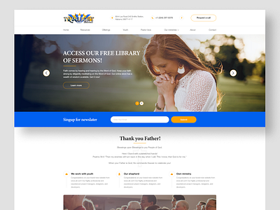 True Light Ministry clean design ui ux web website design