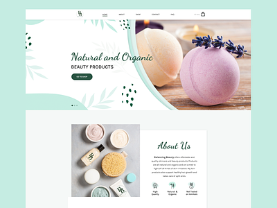 Balancing Beauty business design ui ux web website design