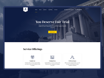 Lawyer Company Website consulting design law lawyer ui ux website design