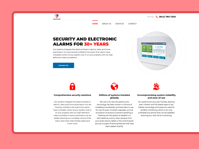 Smart Home Systems design security smarthome ui ux website design