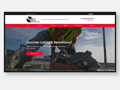KLW Concrete Cutting Inc business concrete coring design industry ui ux web website design