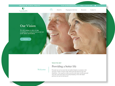 Immaculate Heart of Mary Personal Care Services LLC business care design domains non medical ui ux web website design