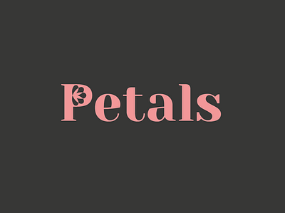 Petals logo design icon logo vector