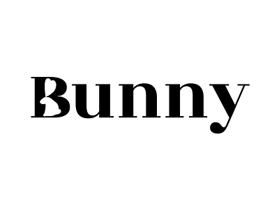 Bunny logo design icon logo vector