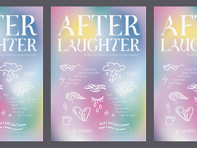After Laughter design illustration music photoshop printing printing design text typography