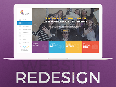 Alfacom - website Redesign ouertani aymen redesign tunisia ui ux website design