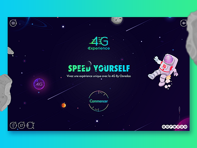 Speed yourself - Game Design ooredoo pitch webgl