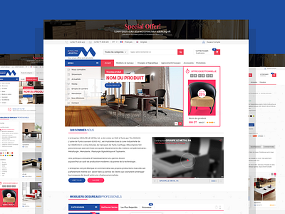 Groupe Le Metal - E-commerce e commerce shop ui ux wordpress